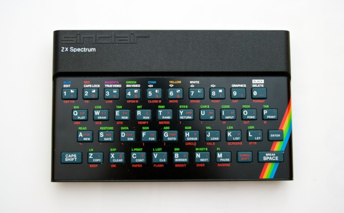 A Sinclair ZX Spectrum computer